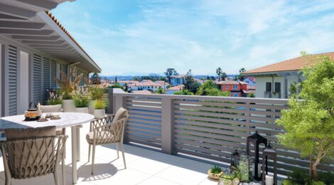 Programme immobilier neuf DOMAINE 5 CANTONS - Anglet : appartements neufs du studio au 4 pièces en retrait du BAB (64600) - Référence : 15139