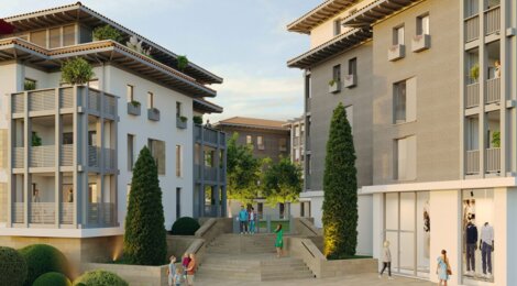 Programme immobilier neuf DOMAINE 5 CANTONS - Anglet : appartements neufs du studio au 4 pièces en retrait du BAB (64600) - Référence : 15139