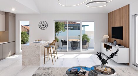 Programme immobilier neuf DOMAINE 5 CANTONS - Anglet : appartements neufs du studio au 4 pièces en retrait du BAB (64600) - Référence : 15139