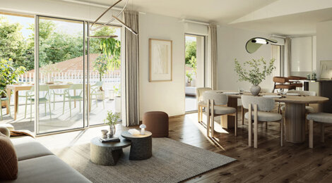 Programme immobilier neuf Lou Arriou - Anglet domaine paysager proche plages et commodités (64600) - Référence : 15891