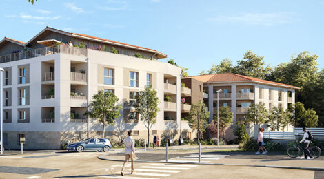 Programme immobilier neuf Lou Arriou - Anglet domaine paysager proche plages et commodités (64600) - Référence : 15891