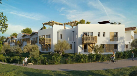 Programme immobilier neuf VILLAS BARIBELLI - Anglet en lisière du Parc Maharin (64600) - Référence : 15890