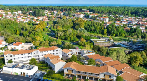 Programme immobilier neuf VILLAS BARIBELLI - Anglet en lisière du Parc Maharin (64600) - Référence : 15890