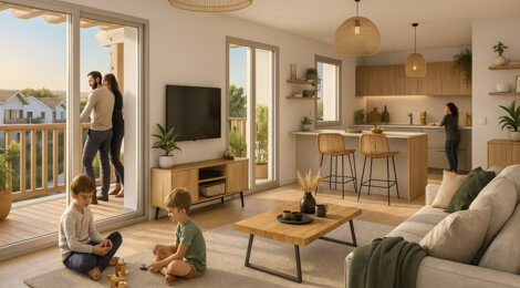 Programme immobilier neuf VILLAS BARIBELLI - Anglet en lisière du Parc Maharin (64600) - Référence : 15890
