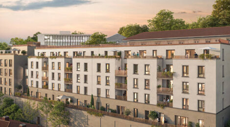 Programme immobilier neuf Perspective Karente - Angoulême en face de l'Île Marquet (16000) - Référence : 14530