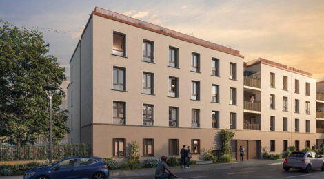 Programme immobilier neuf Perspective Karente - Angoulême en face de l'Île Marquet (16000) - Référence : 14530
