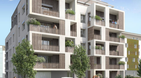 Programme immobilier neuf ESQUISSE - Annecy : appartements neufs du 2 au 5 pièces en centre-ville proche commerces (74000) - Référence : 8144