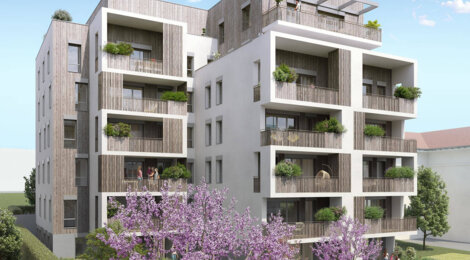 Programme immobilier neuf ESQUISSE - Annecy : appartements neufs du 2 au 5 pièces en centre-ville proche commerces (74000) - Référence : 8144