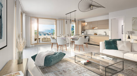 Programme immobilier neuf VERTUOSE - Annecy : Appartements T2–T5 avec terrasses, rooftops et proximité quartier des Hirondelles (74000) - Référence : 14676