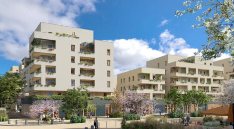 Programme immobilier neuf LES PROMENADES DE BILLY - Annecy Pringy : appartements neufs du 2 au 5 pièces en écoquartier Pré Billy (74000) - Référence : 15357