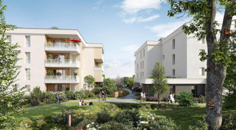 Programme immobilier neuf Les Camarines - Annecy quartier verdoyant à 10 min de la gare (74000) - Référence : 16143