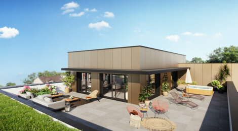Programme immobilier neuf Allure - Annemasse : 13 appartements neufs T2–T4 et maison sur toit proche du parc de Montessuit (74100) - Référence : 17068