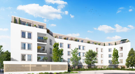 Programme immobilier neuf Patio Saint-Joseph - Annemasse : Appartements studio–T5 avec jardins, RT2012 et parking en centre-ville proche parc Olympe de Gouges (74100) - Référence : 18269