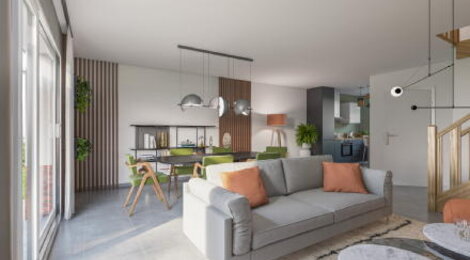Programme immobilier neuf Équilibre - Annoeullin : appartements et maisons neuves T2–T4 à 6 min du cœur de bourg (59112) - Référence : 15766