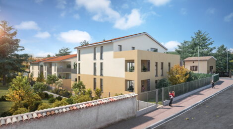 Programme immobilier neuf L'Ansa - Anse résidence neuve face au parc de la Roseraie (69480) - Référence : 17595