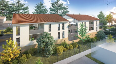 Programme immobilier neuf L'Ansa - Anse résidence neuve face au parc de la Roseraie (69480) - Référence : 17595