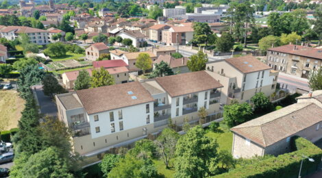 Programme immobilier neuf L'Ansa - Anse résidence neuve face au parc de la Roseraie (69480) - Référence : 17595