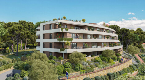 Programme immobilier neuf VERT AZUR - Antibes à proximité immédiate du littoral, des commerces et des grands axes (06600) - Référence : 17078