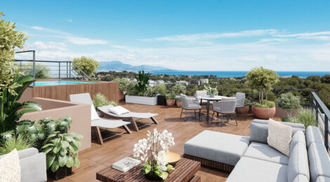 Programme immobilier neuf VERT AZUR - Antibes à proximité immédiate du littoral, des commerces et des grands axes (06600) - Référence : 17078