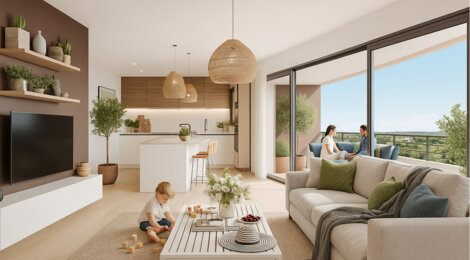 Programme immobilier neuf VERT AZUR - Antibes à proximité immédiate du littoral, des commerces et des grands axes (06600) - Référence : 17078