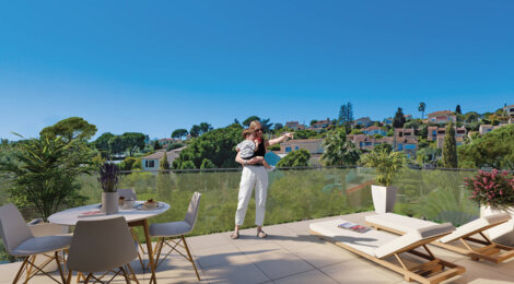 Programme immobilier neuf BELLA ROMA - Antibes à quelques minutes de la plage de Fontonne Ouest (06600) - Référence : 11474
