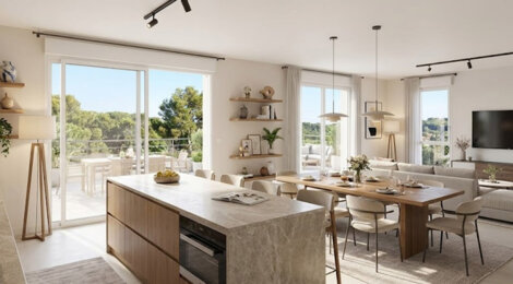 Programme immobilier neuf LES TERRASSES D’OLIVIA - Antibes entre nature et Sophia Antipolis dans un cadre intimiste (06600) - Référence : 17155