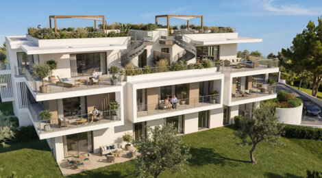 Programme immobilier neuf LES TERRASSES D’OLIVIA - Antibes entre nature et Sophia Antipolis dans un cadre intimiste (06600) - Référence : 17155