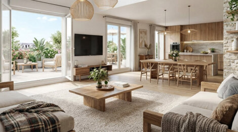 Programme immobilier neuf VILLAZUR - Antibes Juan les Pins cadre paisible avec appartements lumineux (06600) - Référence : 16786