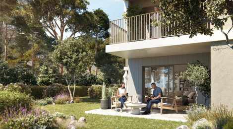 Programme immobilier neuf ORNELLA - Antibes Juan-les-Pins résidence de standing proche de la plage (06600) - Référence : 13242