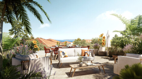 Programme immobilier neuf ORNELLA - Antibes Juan-les-Pins résidence de standing proche de la plage (06600) - Référence : 13242