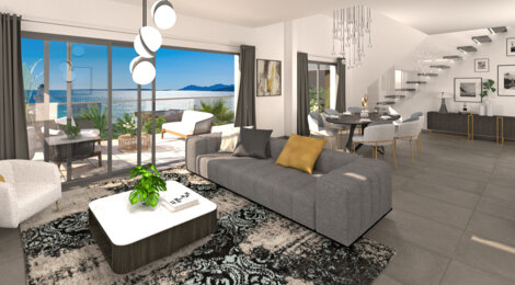 Programme immobilier neuf VILLA BAHIA - Antibes Juan-les-Pins résidence non loin de la plage (06600) - Référence : 17077