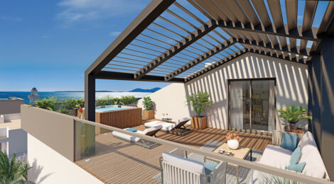Programme immobilier neuf VILLA BAHIA - Antibes Juan-les-Pins résidence non loin de la plage (06600) - Référence : 17077