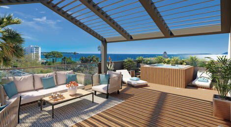 Programme immobilier neuf VILLA BAHIA - Antibes Juan-les-Pins résidence non loin de la plage (06600) - Référence : 17077