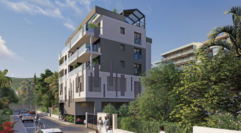 Programme immobilier neuf VILLA BAHIA - Antibes Juan-les-Pins résidence non loin de la plage (06600) - Référence : 17077
