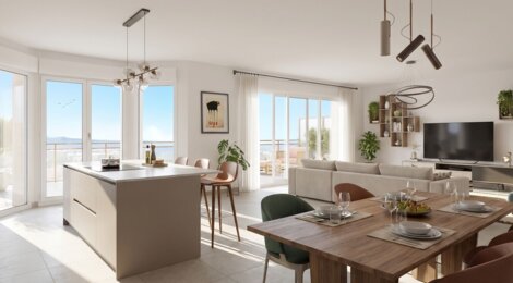 Programme immobilier neuf Dora Mare - Antibes proche des plages et de Sophia Antipolis (06600) - Référence : 18355