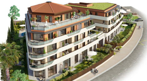 Programme immobilier neuf Dora Mare - Antibes proche des plages et de Sophia Antipolis (06600) - Référence : 18355