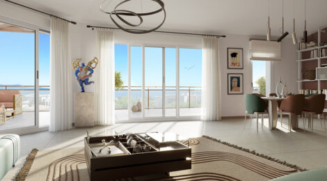 Programme immobilier neuf Dora Mare - Antibes proche des plages et de Sophia Antipolis (06600) - Référence : 18355