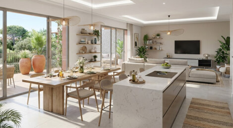 Programme immobilier neuf LUMINEA - Antibes résidence contemporaine entre colline et mer (06600) - Référence : 14346