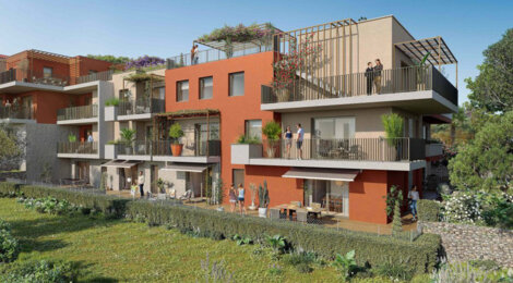 Programme immobilier neuf LUMINEA - Antibes résidence contemporaine entre colline et mer (06600) - Référence : 14346