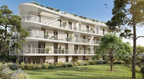 Programme immobilier neuf VAUBAN LITTORAL - Antibes : résidence de prestige du 2 au 4 pièces proche Fort Carré (06600) - Référence : 14338