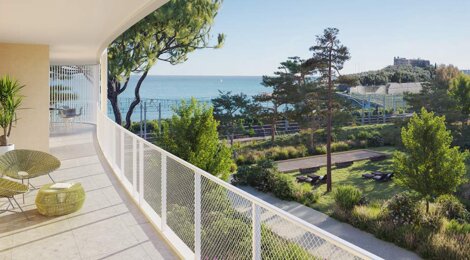 Programme immobilier neuf VAUBAN LITTORAL - Antibes : résidence de prestige du 2 au 4 pièces proche Fort Carré (06600) - Référence : 14338