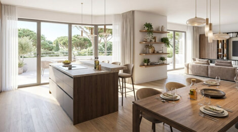 Programme immobilier neuf Eminence - Antibes vivre entre pinède et mer quartier Terriers (06600) - Référence : 17129