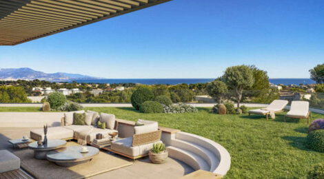 Programme immobilier neuf Eminence - Antibes vivre entre pinède et mer quartier Terriers (06600) - Référence : 17129