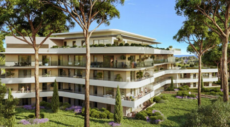 Programme immobilier neuf Eminence - Antibes vivre entre pinède et mer quartier Terriers (06600) - Référence : 17129