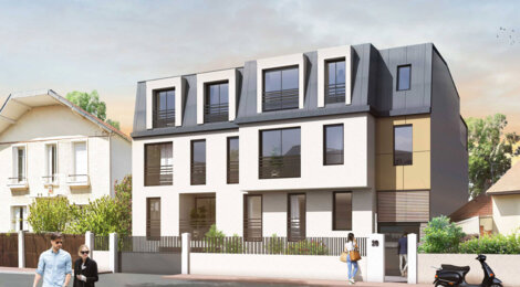 Programme immobilier neuf La Marquette - Antony : Appartements studio–T4 avec terrasses, sécurité et luminosité proche du RER B Fontaine (92160) - Référence : 14413