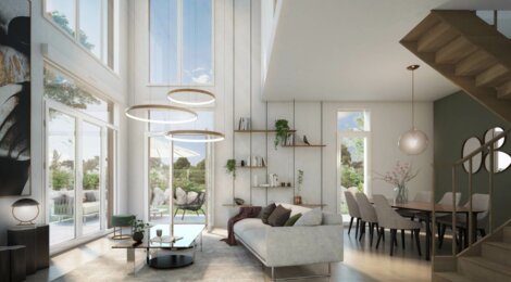 Programme immobilier neuf Villa des Muses - Place et Villas - Antony : maisons et appartements neufs du 2 au 5 pièces à 7 min du RER B (92160) - Référence : 11830