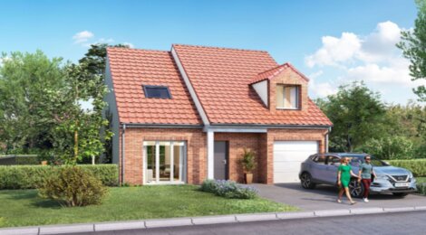 Programme immobilier neuf Les allées Fairway - Anzin-Saint-Aubain : 18 maisons T4–T5 avec jardins privatifs et garages aux portes d’Arras (62223) - Référence : 11997