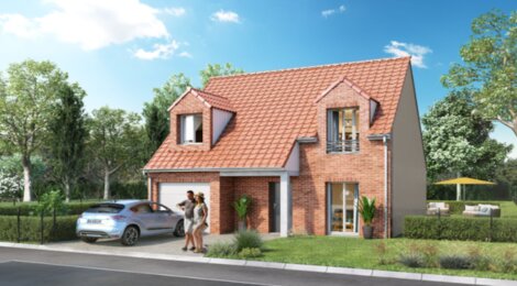 Programme immobilier neuf Les allées Fairway - Anzin-Saint-Aubain : 18 maisons T4–T5 avec jardins privatifs et garages aux portes d’Arras (62223) - Référence : 11997