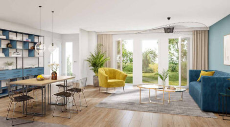 Programme immobilier neuf Les Jardins de la Tille - Arc-sur-Tille à quelques minutes de Dijon (21560) - Référence : 13893