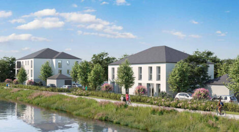 Programme immobilier neuf Les Jardins de la Tille - Arc-sur-Tille à quelques minutes de Dijon (21560) - Référence : 13893